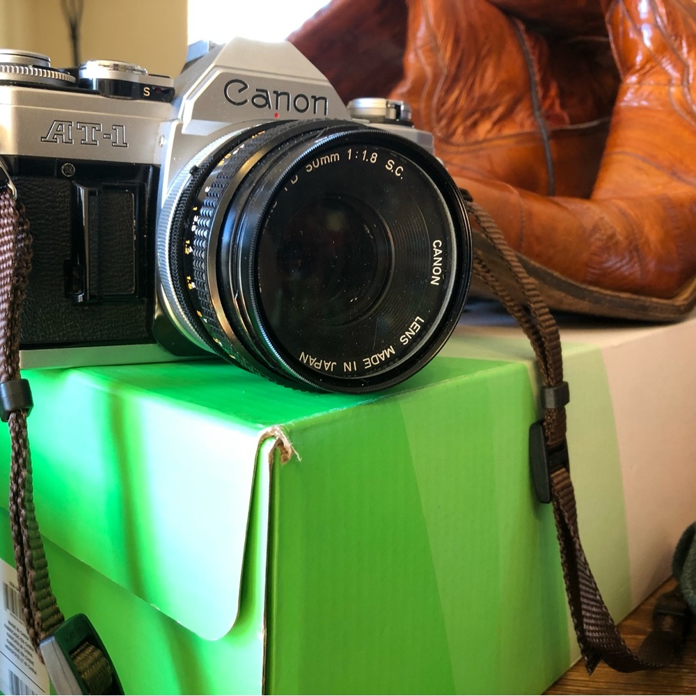 Canon 50mm At-1 camera
